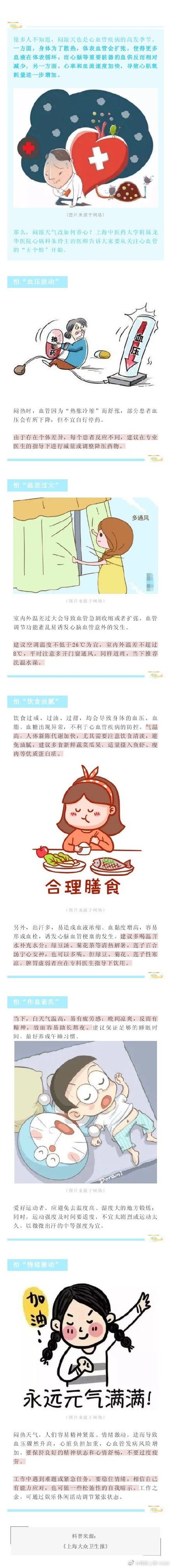 朱玲|闷湿天该如何正确养“心”?从消除“五怕”开始!