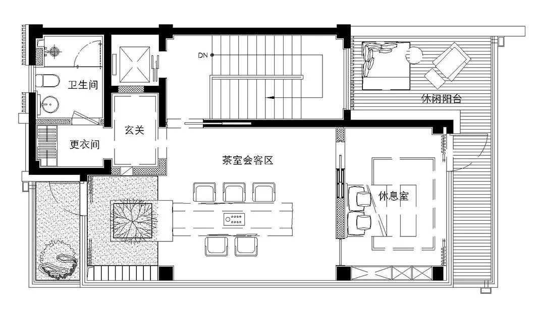 茶几|440㎡现代禅意风，家里有麻将室、桌球室，太羡慕了