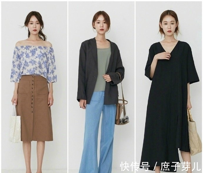 穿搭 夏季气质感穿搭指南!姜黄色T恤配白色高腰裙明媚减龄,淑女知性