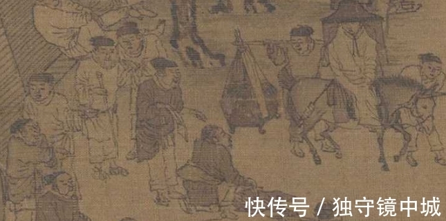 繁荣!把清明上河图放大50倍后,发现一尴尬场景:睡树下的小哥在干嘛!