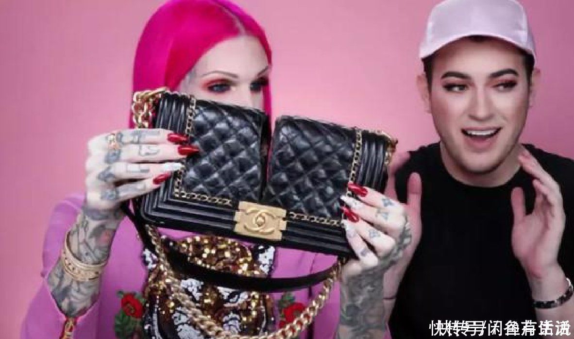 jeffree|国外美妆博主才是真的壕！爱马仕包包当伴手礼，香奈儿随便切着玩