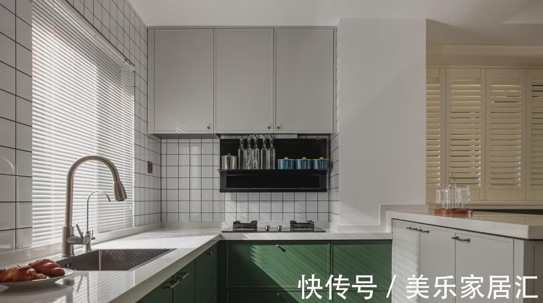 屋主|90㎡三室复古风装修,半墙打破“暗”房设计,大户型既视感