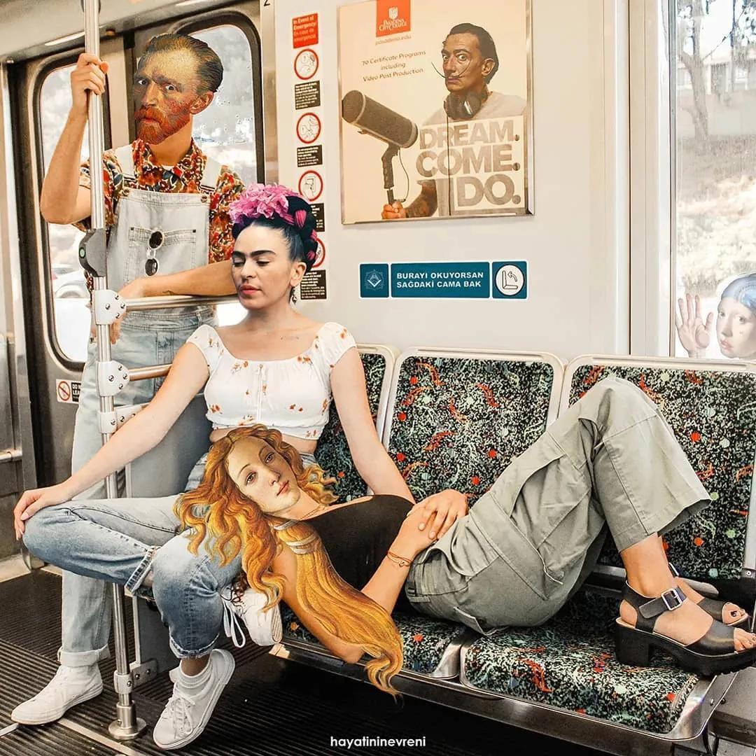 阿尔勒!艺术PS大神恶搞世界名画,梵高和蒙娜丽莎哭晕在厕所…