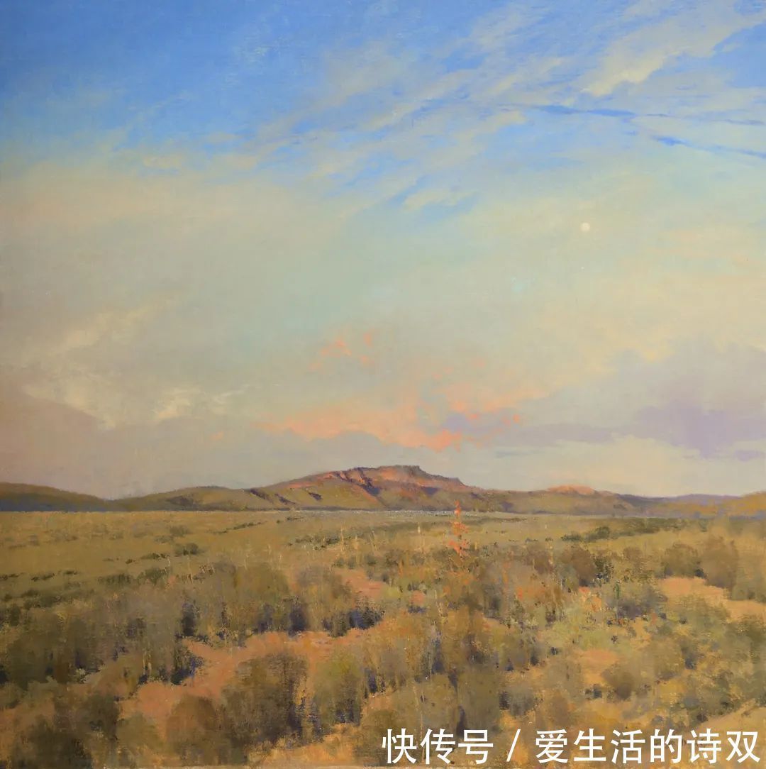 卢伯克$大卫·格里芬的风景油画高清图,放大看,更迷人