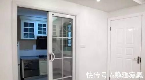 拉门|头次见厨房不装推拉门装这种代替，太聪明了，师傅看了都点头夸好