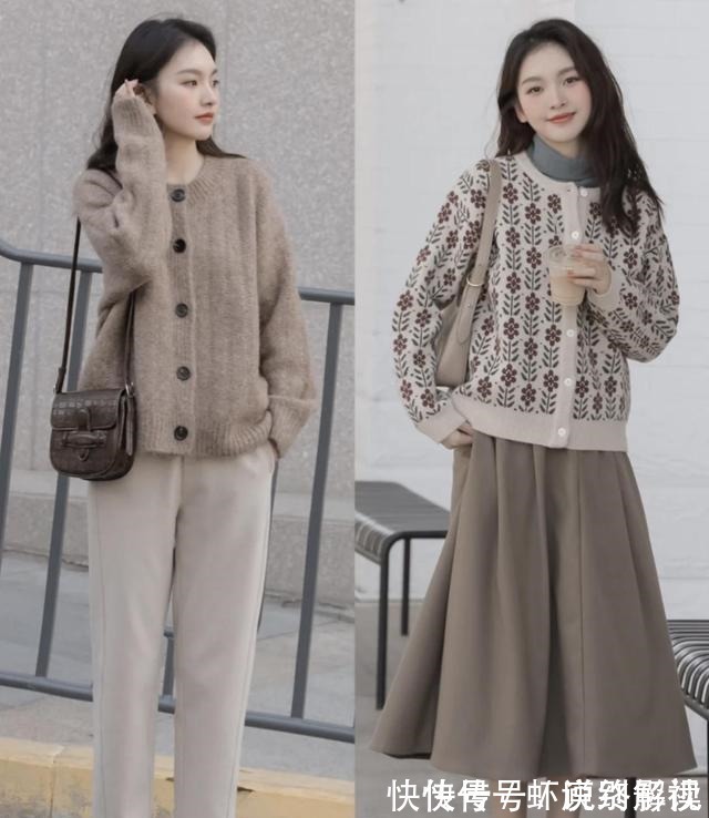 穿搭 早春不知道穿啥外套毛衣外套逆袭归来,这些搭配就很好看!