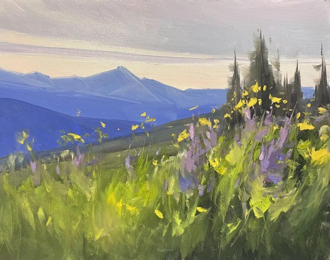 科罗拉多州@斯泰西·彼得森:半路出家的女画家,笔下的风景堪称一绝
