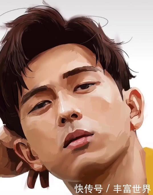 美术|美术生板绘李现,开始以为是恶搞,作品完成后讨厌,吓我一跳