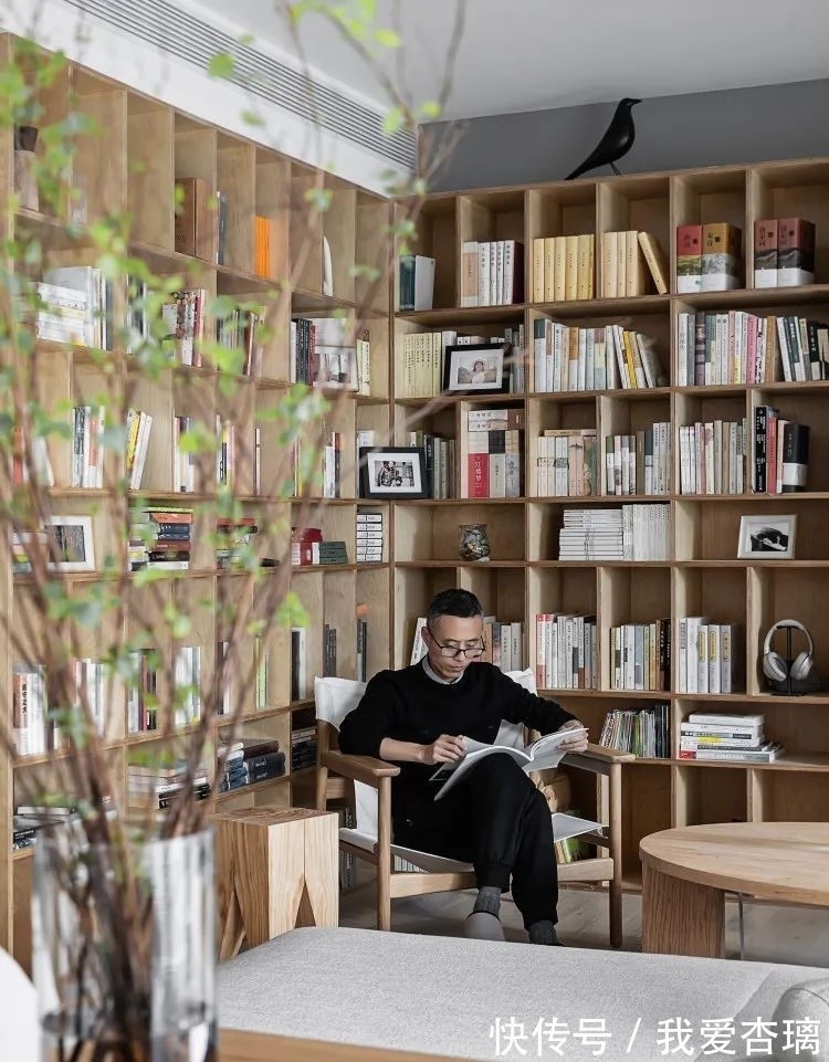 复式|家中的「图书馆」,172㎡复式包容万千