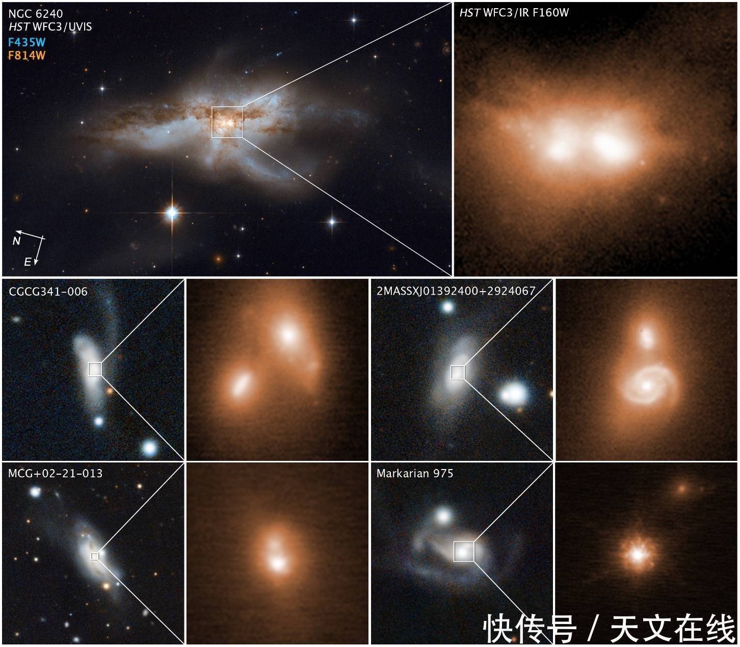 宇宙的舞蹈！看两颗黑洞在苍穹间共舞，着实的壮观