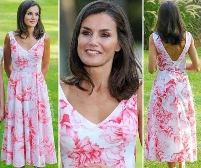 胸骨|太瘦了西班牙王后瘦到胸骨凸起,大V领开到背后大秀“蝴蝶骨”