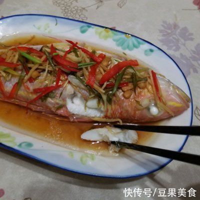 红杉鱼|普宁豆酱蒸红杉鱼(海鱼)