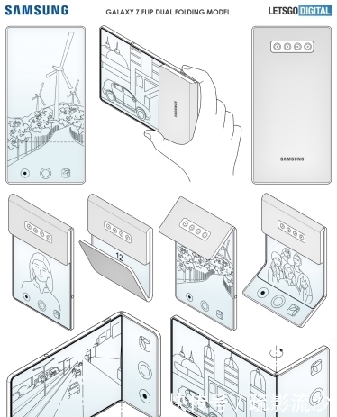 手机|那些来自三星稀奇古怪的折叠屏设计 Z字形你见过吗