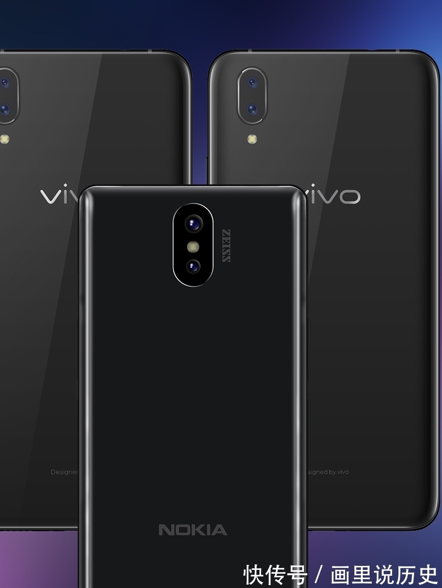 刘海|齐刘海，概念版诺基亚9，对比vivo X21