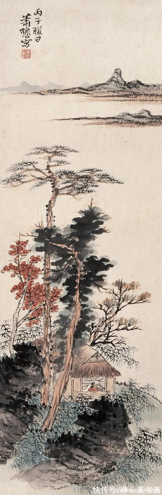 山水|不愧是国画大师的山水，太精彩了，养眼!