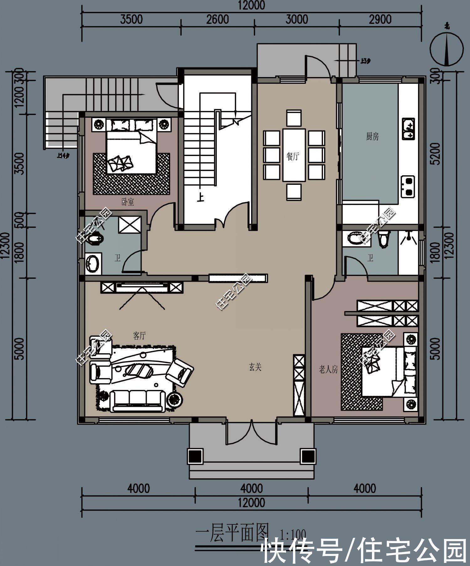 建筑面积|谁说农村建房不能盖4层？10套4层别墅推荐，第3套漂亮到没话说