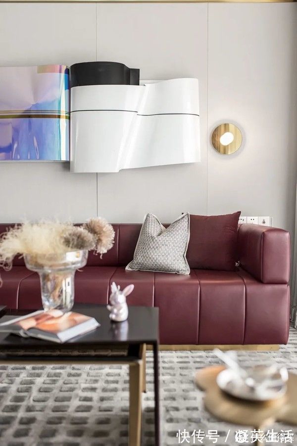 电视背景墙|这才是轻奢风,115㎡精致小生活,堪比电影里的场景