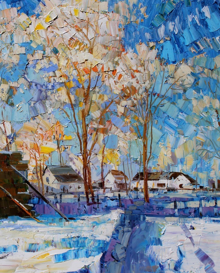 robert|这组小色块油画,色彩生动,美得令人目不暇接