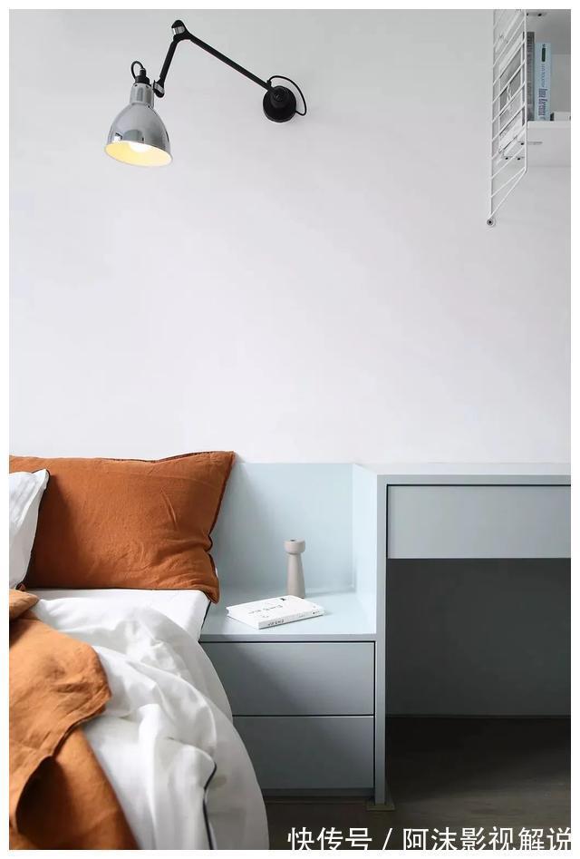 次卧|女生把70㎡顶楼户型，打造成舒适阳光美宅，充满了居住智慧！