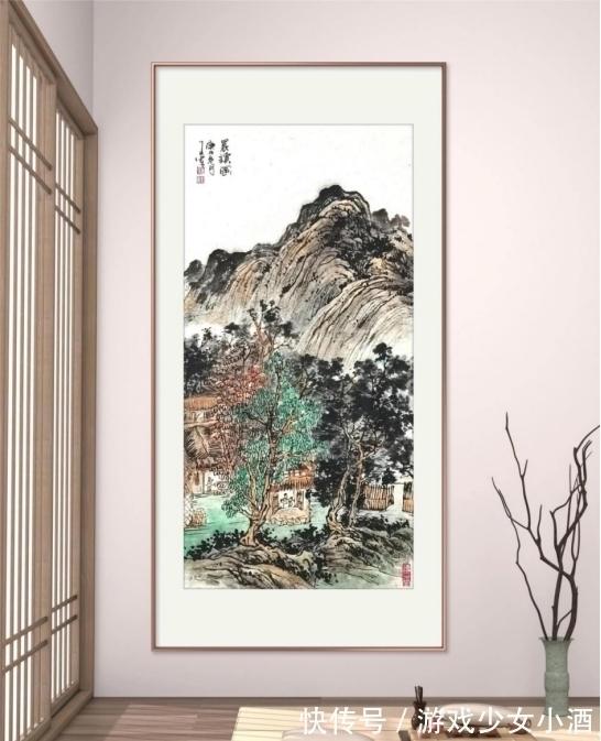 娄师白#古风新韵 意境深远——画家张卫军山水作品赏析