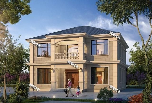 大别墅|亲戚们都盖三四层的大别墅,而我选择做两层,花了25万超满意