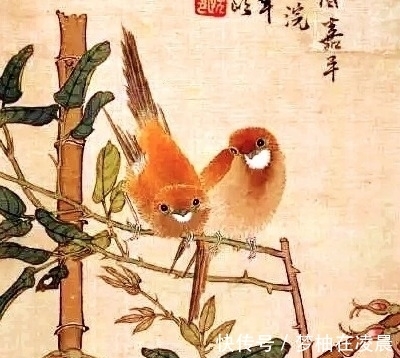 笔法&任伯年笔下的小写意鸟儿