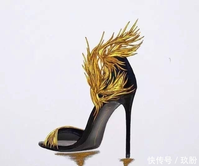 灵感|以服装为设计灵感设计出来的高跟鞋(50例高跟鞋效果图)!