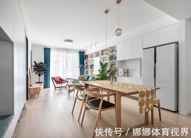 柜子|不走寻常路,把沙发墙加厚,全屋装满柜子,90㎡住着比大宅舒坦