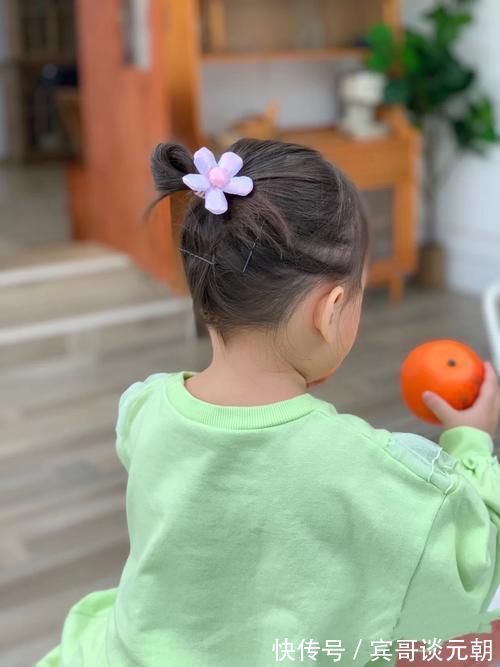 儿童|宝宝短发怎么扎简单好看,软萌又调皮的儿童扎发,简单易上手