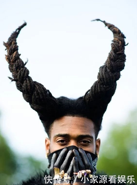 后脑勺|这外国人的奇葩发型,肚子都笑破了皮!哈哈哈哈哈哈!