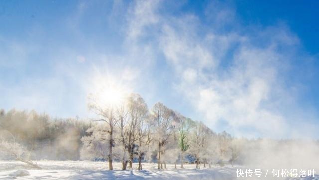 热气|内蒙这条河，上下游都冰冻三尺，中游不结冰还冒热气