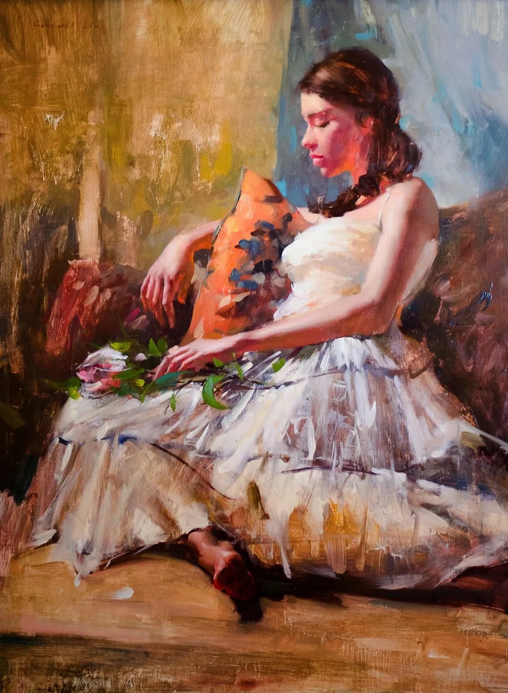 笔力独到，气势如虹，看看这二位的油画