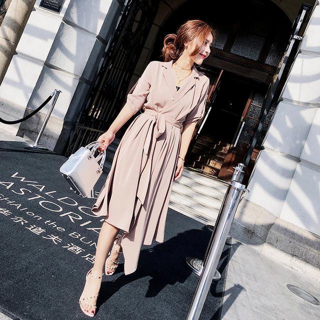 欧根纱|适合OL,通勤穿连衣裙,就是怎么穿怎么好看,怎么拍怎么好看!