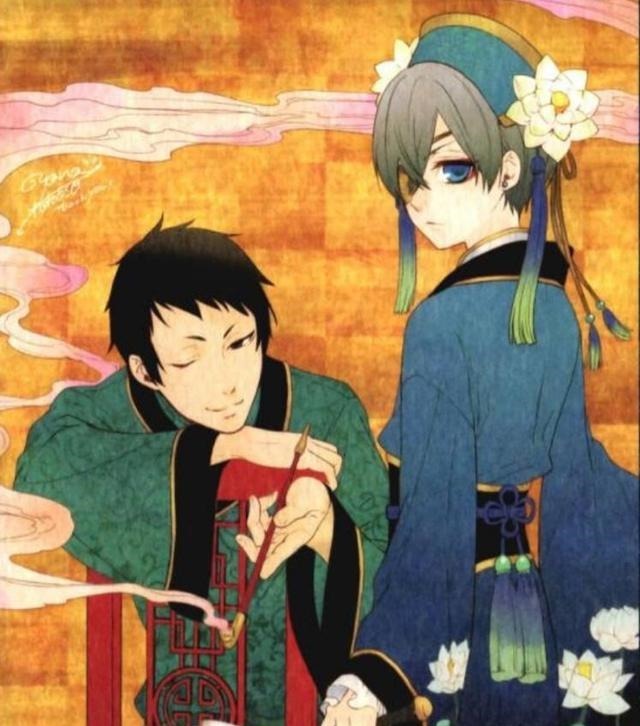 黑执事里若干中国元素,足见枢梁对中国文化的喜爱