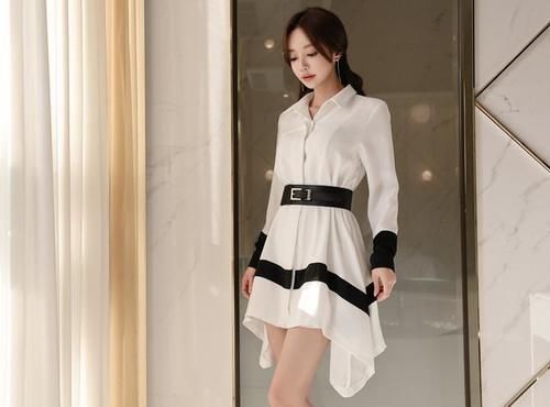 穿搭|职场新风尚孙允珠清新职业裙穿搭，新时代职业女性优选
