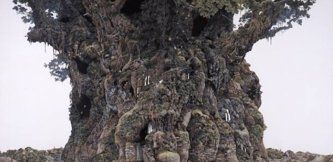 画家@日本“天才”画家用三年画了一幅画,网友看后密集恐惧症者慎入