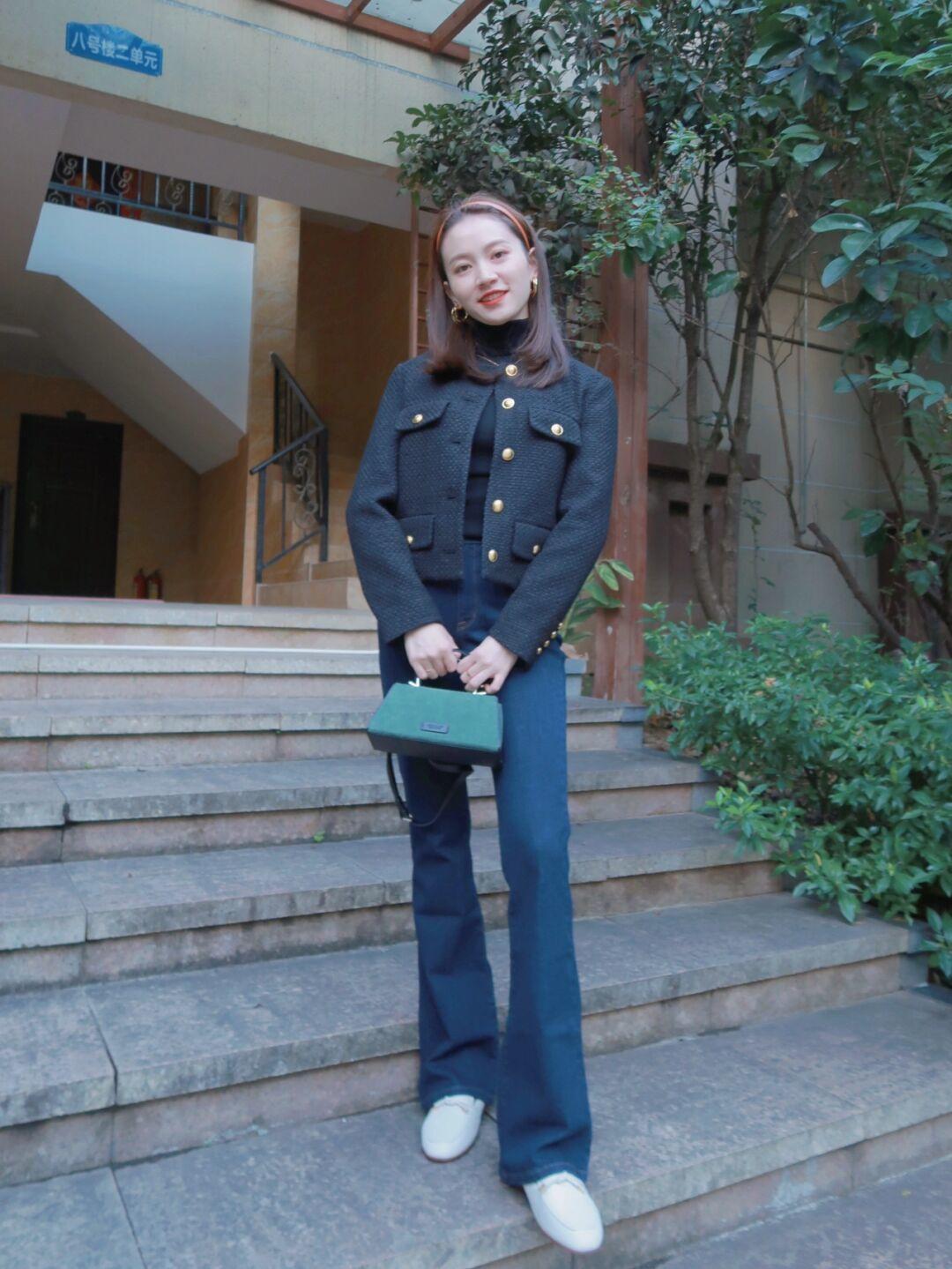 香风|这才是适合普通人的小香风外套,搭配阔腿裤,既有温度又高级洋气