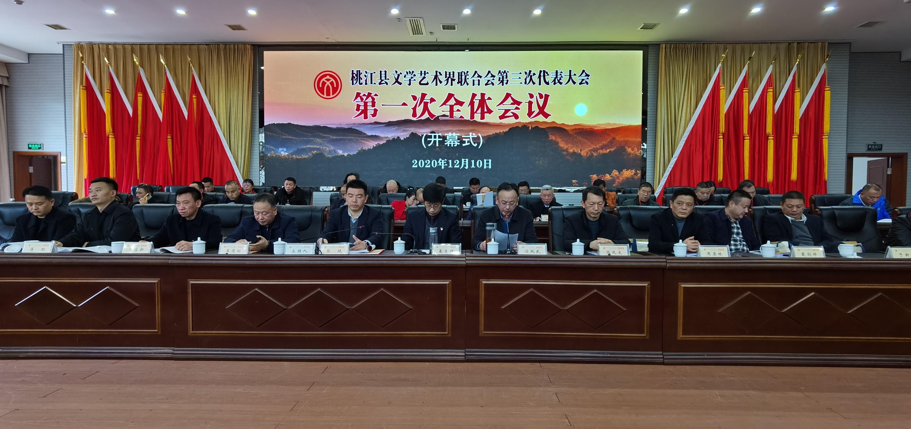 荣获|桃江县文学艺术界联合会第三次代表大会开幕 20位文艺家荣获“桃花江文艺终身成就奖”