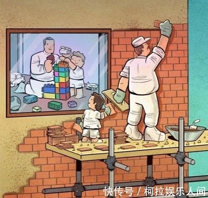 插画&40岁伊朗插画家,创作讽刺人性的插画,震撼众人