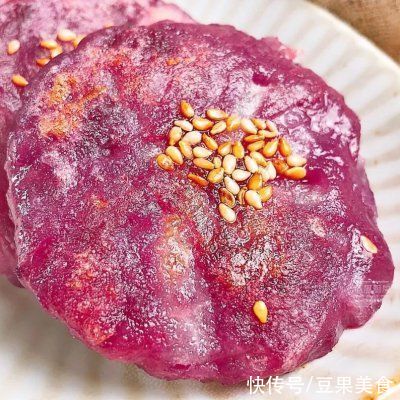 山药泥|吃过这顿紫山药雪梨饼，才算吃过美味