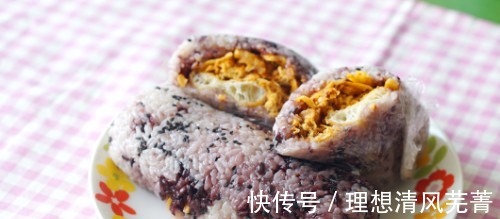 紫米糯米饭|早餐很重要!送给你一份超级饭团,营养口感棒棒哒!孩子超爱吃~!