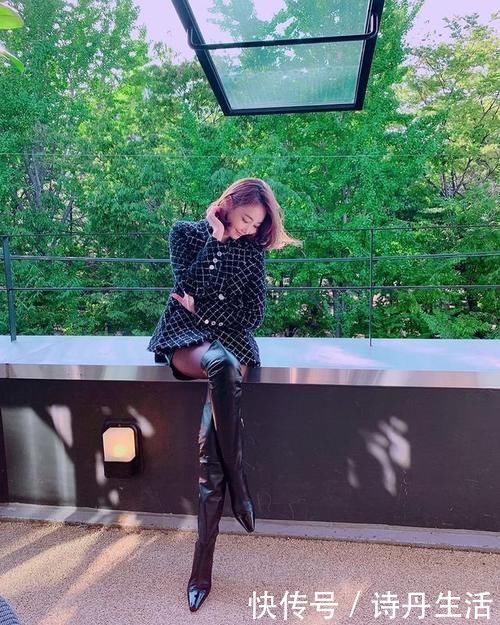 紧身裤|曾获校服大赛金奖,后被称为“短发女神”,造型搭配干练帅气