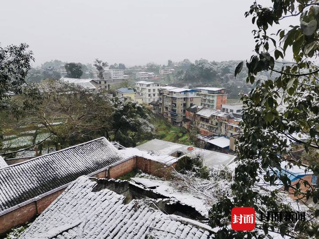 2021年初雪｜自贡人的快乐曾短暂来过，荣县山区一夜之后已银装素裹