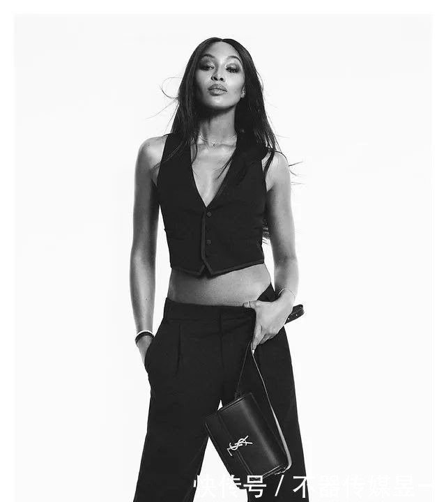 超模黑珍珠拍摄YSL全球大片，表现力太棒了
