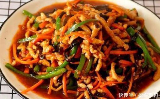 鱼香肉丝美味做法,开胃解馋真美吃,上桌连汤汁都不剩