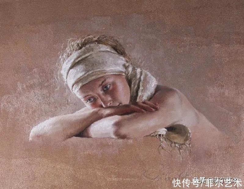 艺术学院$法国女粉彩大师，描绘的女性之美，细腻柔和