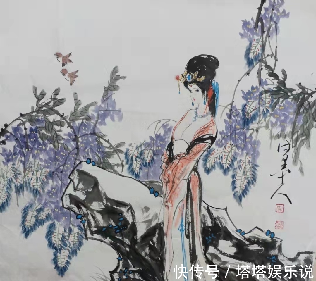 绘画者|周新建的水墨仕女图,筑就了中国传统绘画的新时代