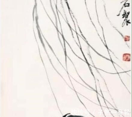 古代人&齐白石75岁作品,有一明显“错误”,为啥还成神作放大后再看!