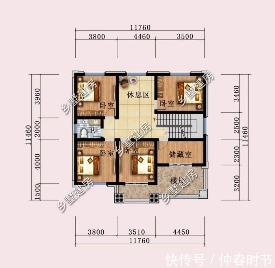 卧室|现在农村政策好,回乡建一栋自己喜欢的别墅,后半生就享福了