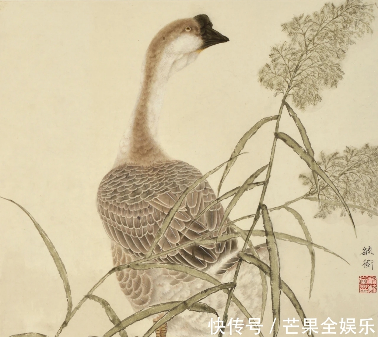 翁毓衔$一个善于造境的青年国画才子|翁毓衔花鸟画